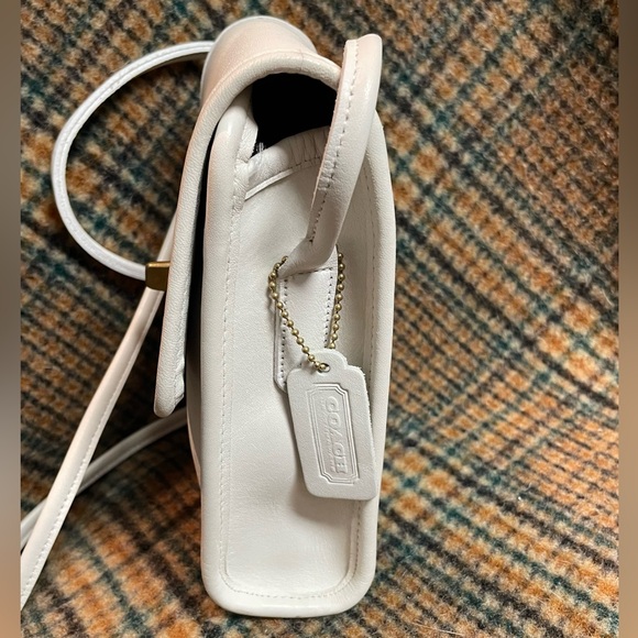 New Coach White Scooter Bag #9893 - Picture 4 of 10